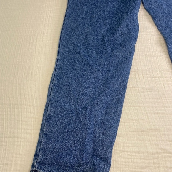 Women’s Cabelas Straight Leg Fleece Lined Insulated Jeans Blue Size 16 Regular - Picture 11 of 12